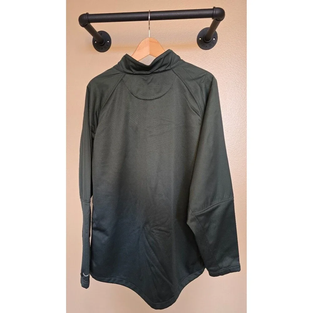 Nike golf thermafit ‎ full zip green jacket mens size extra large